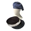 Moda gorro de punto caliente versátil hombre y mujer invierno gorro turbante casual tendencia otoño invierno nuevo Specification image